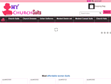 Tablet Screenshot of mychurchsuits.com